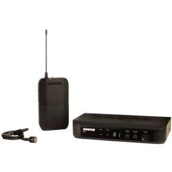   Shure BLX14E/W85 vezetéknélküli presenter szett BLX4 vevő BLX1 zsebadó WL185 csiptetős mikrofon