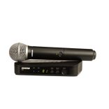 Shure BLX24/PG58 vezetéknélküli vokál szett PG58-as fejjel