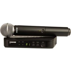   Shure BLX24/SM58 vezetéknélküli vokál szett SM58-as fejjel