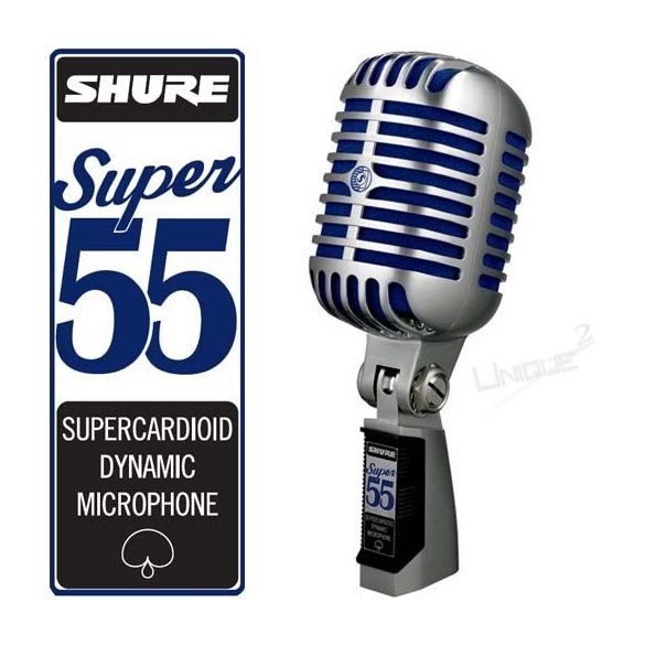 Shure SUPER55 Ének- és beszédmikrofon