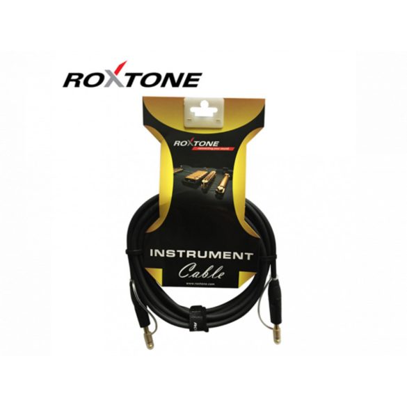 GGJJ100L3 6,3 Jack mono - 6,3 Jack mono professzionális gitárkábel, 3m (fekete)