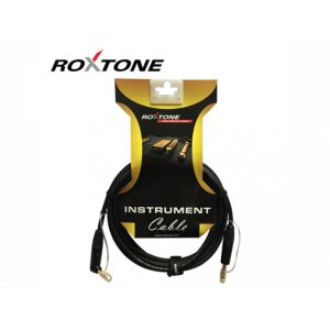 ROXTONE GGJJ110L5 6,3 Jack mono - 6,3 pipa Jack mono professzionális gitárkábel, 5m (fekete)