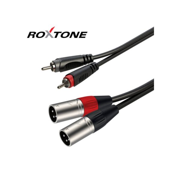 ROXTONE RACC190L1 2xXLR(p) - 2xRCA kábel, 1m
