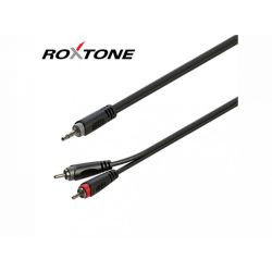 Roxtone RAYC150L1 3,5 Sztereó Jack – 2×RCA kábel, 1m