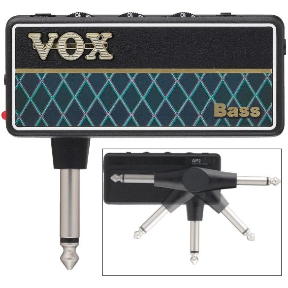 VOX amPLUG 2 Bass basszusgitár fejhallgató erősítő 